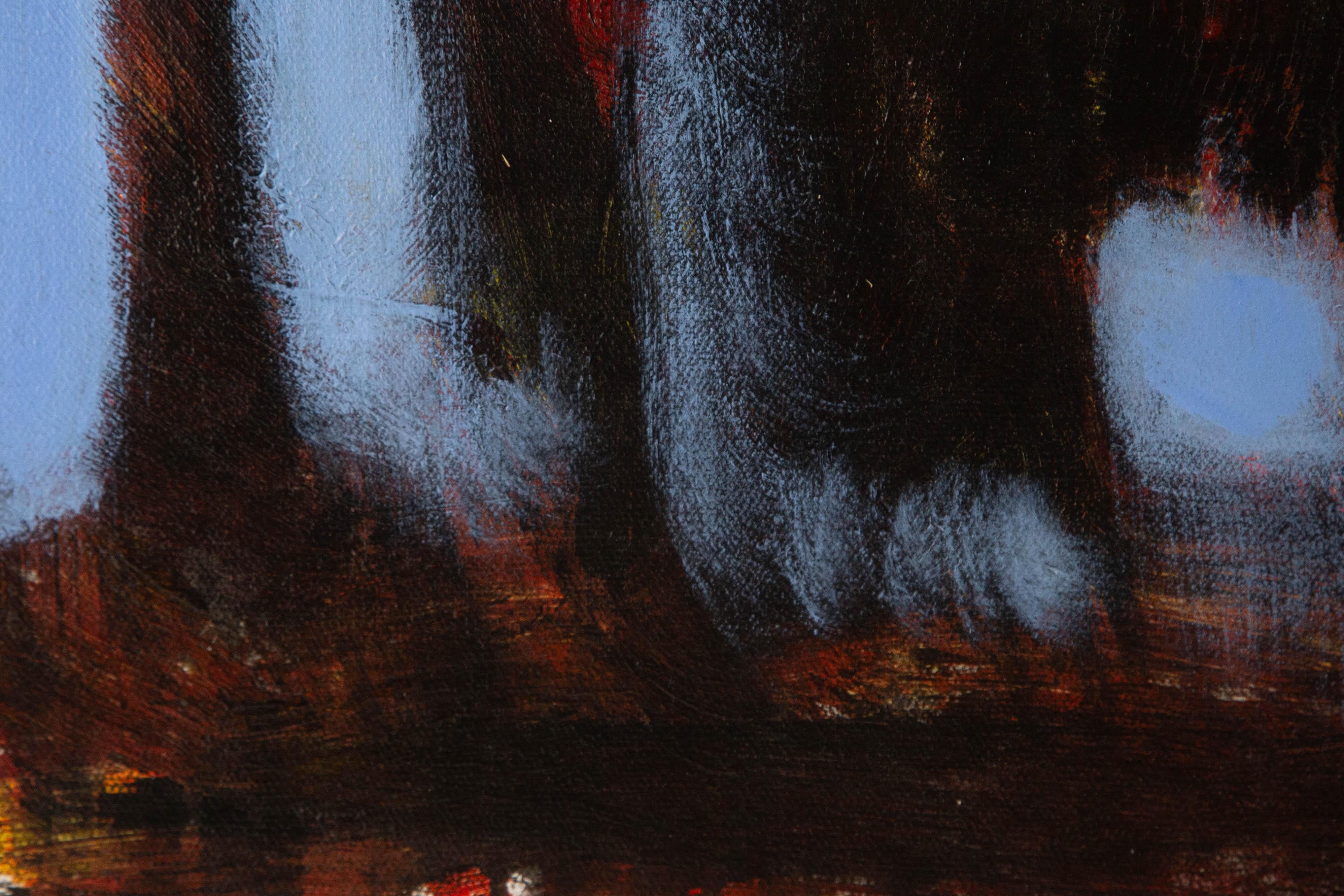 Caizhen Ming Animal Original Oil On Canvas 