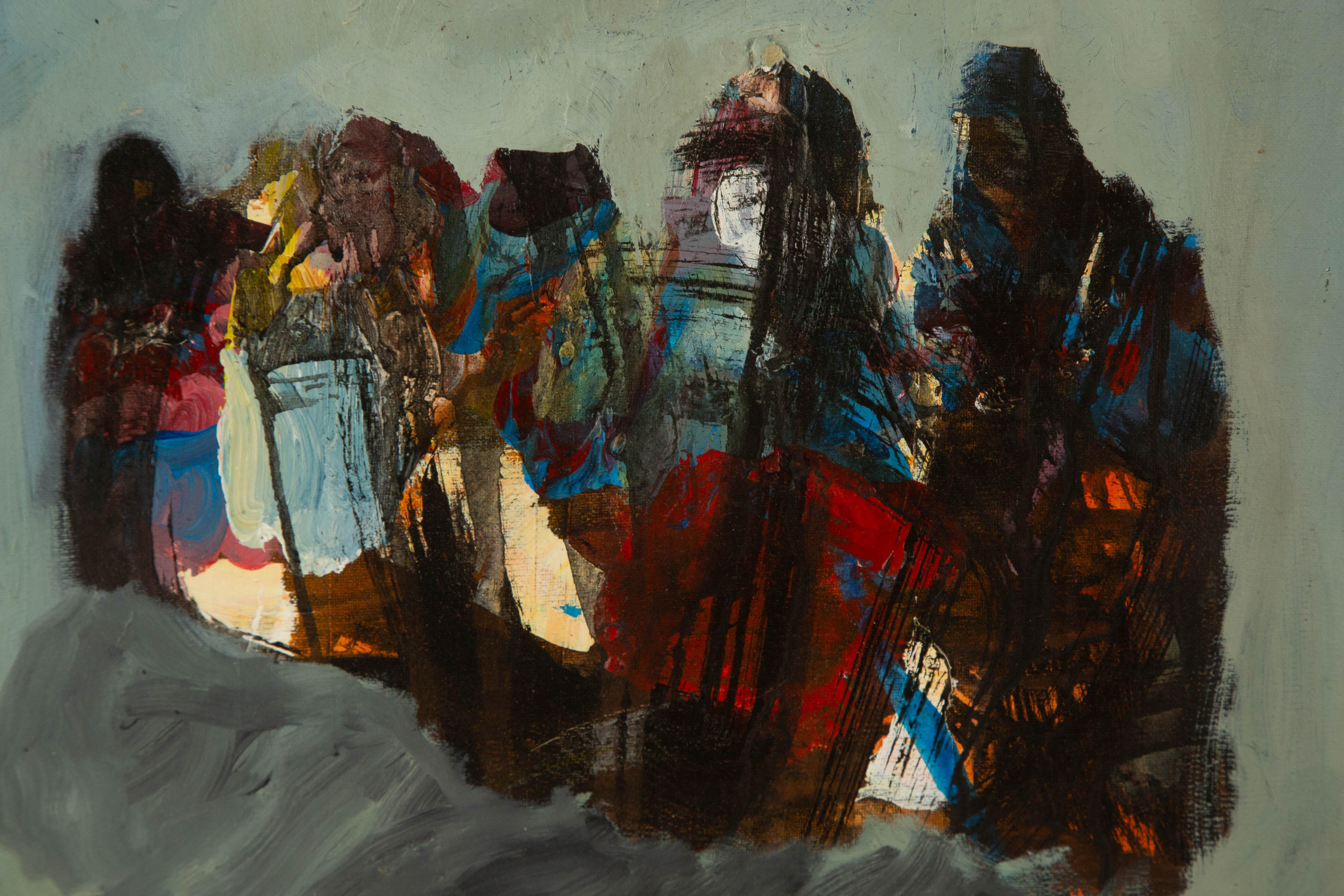 Caizhen Ming Portrait Original Öl auf Leinwand 