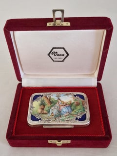 Caja de plata y esmalte, Florencia, Italia, circa 1960