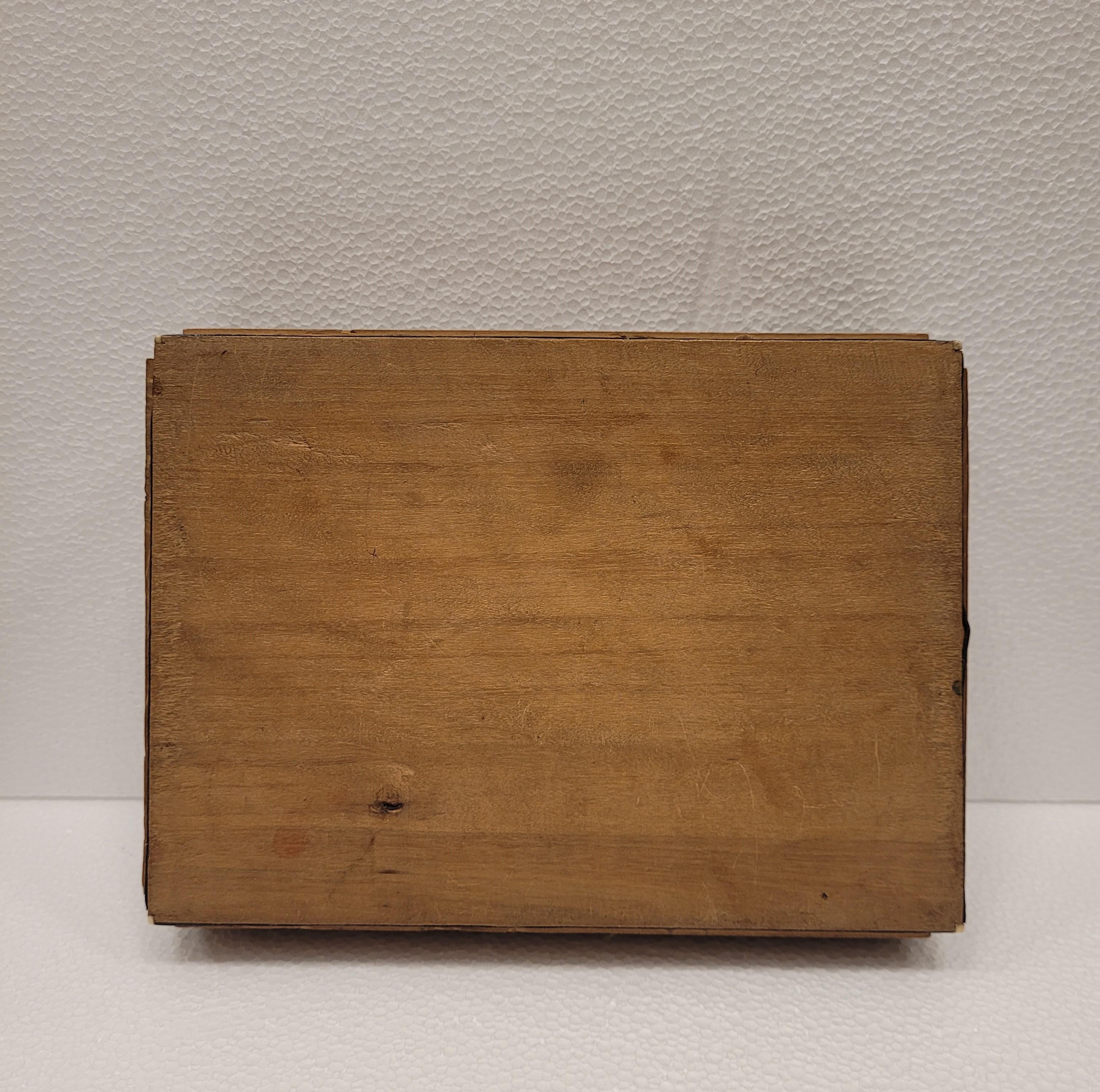 Caja Joyero / Tabaquera marquetería, Madera de Sándalo, s.XIX - Arte Angloindio 13
