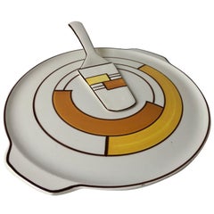 Assiette à gâteaux et serveur d'Eva Zeisel pour Schramberg Bauhaus