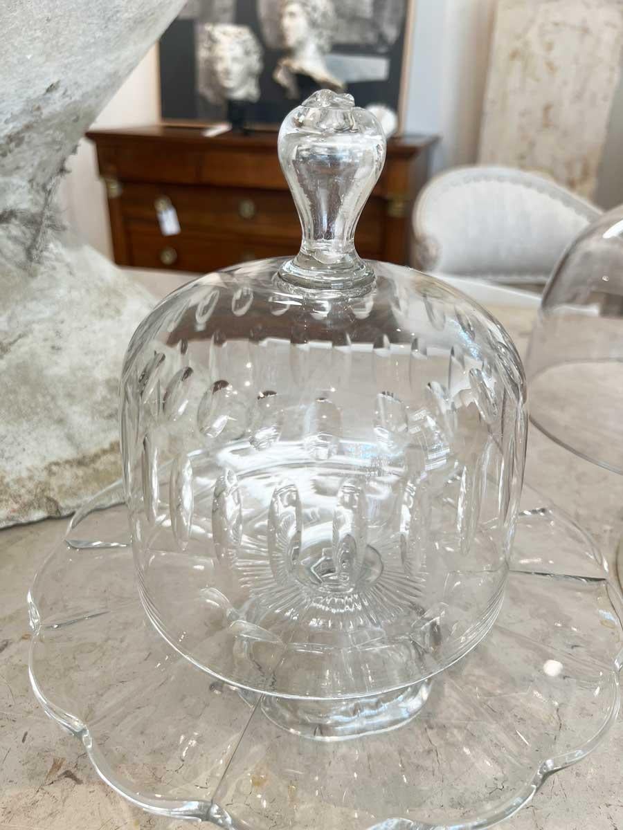 Cake Plate with Glass Cloche 1