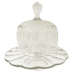 Cake Plate with Glass Cloche