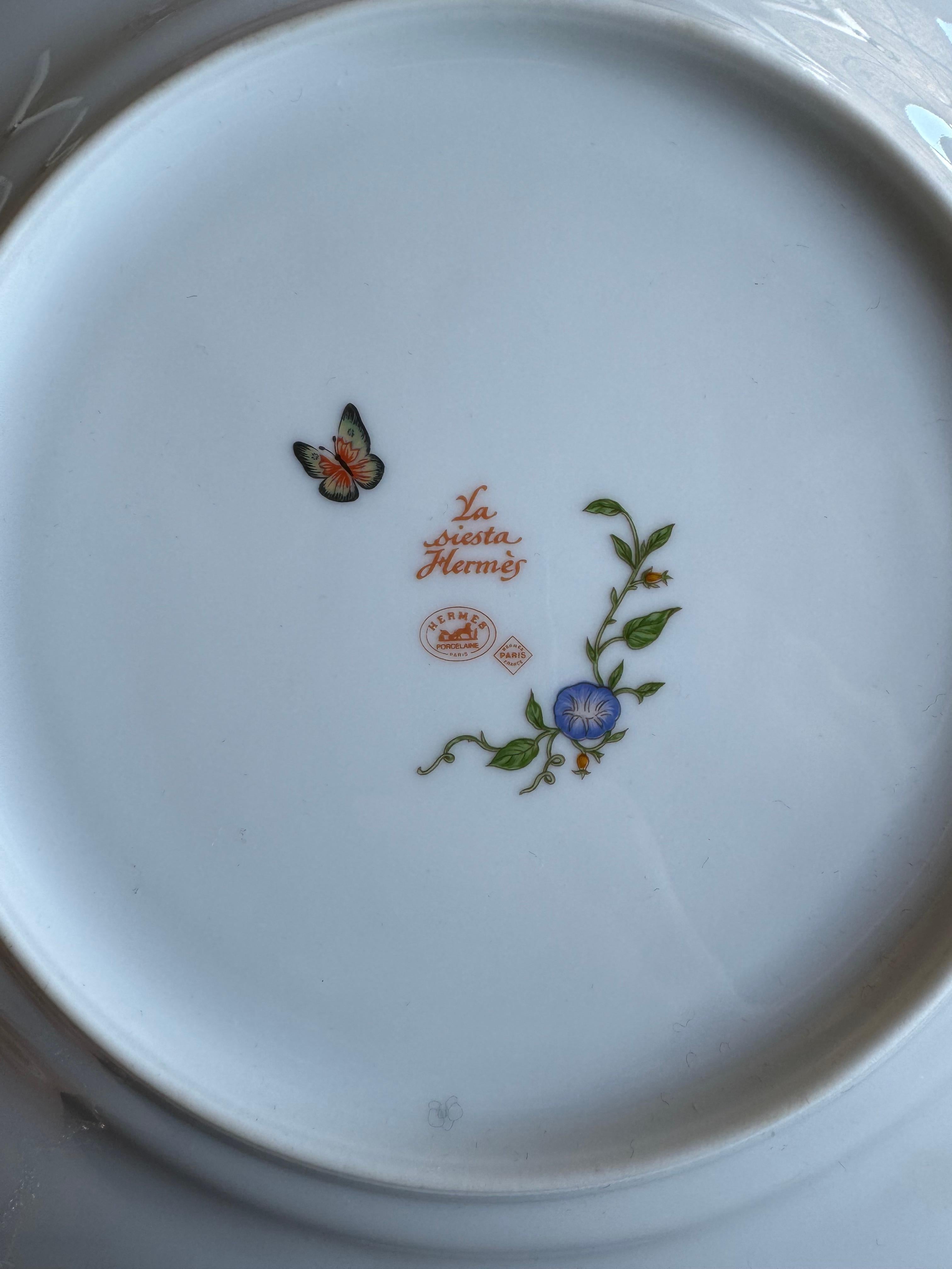 Plat à gâteaux par Hermès de la collection Siesta Bon état à CANNES, FR