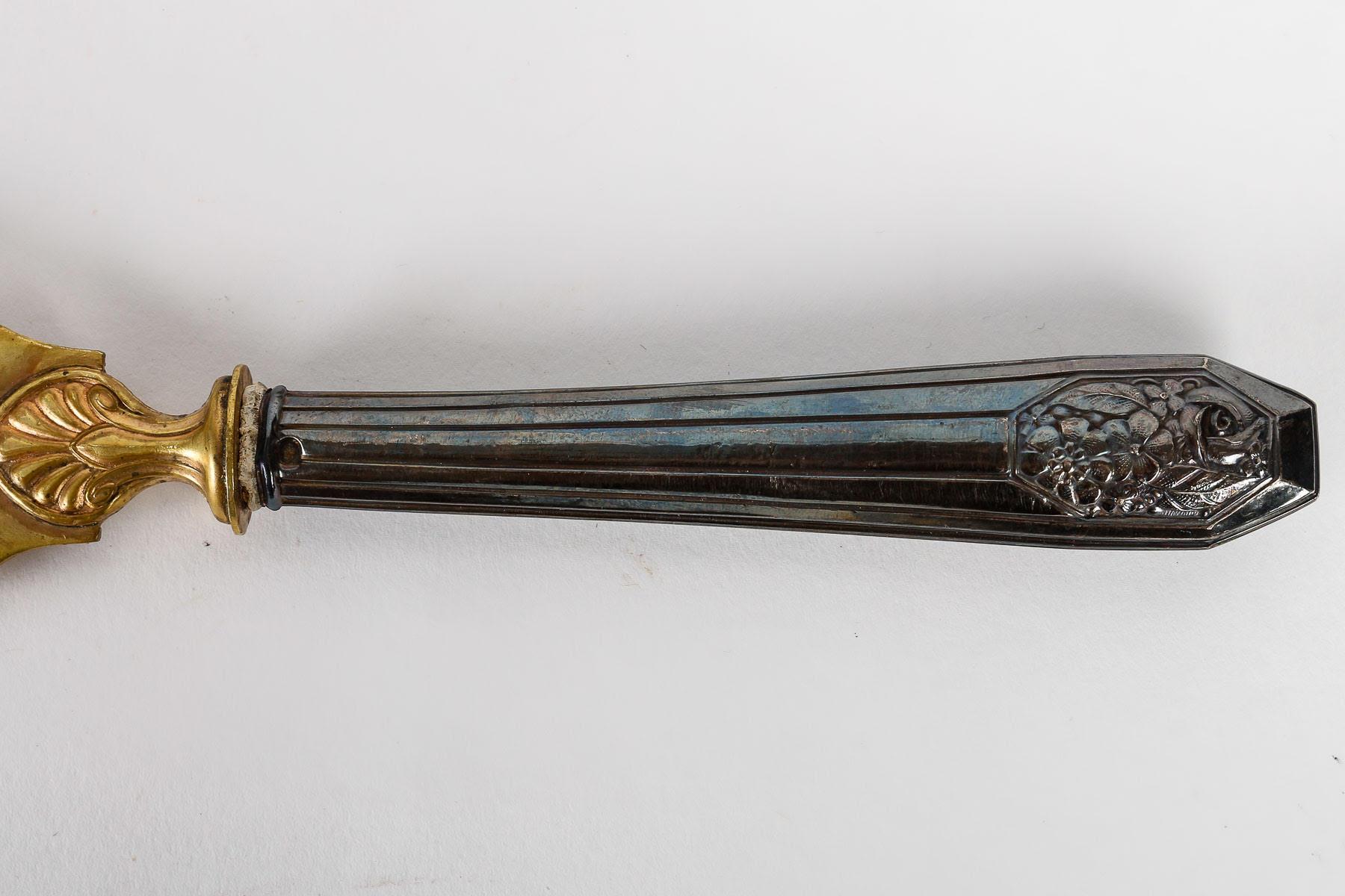 French Cake Server from the 19th Century, Napoleon III Period. For Sale