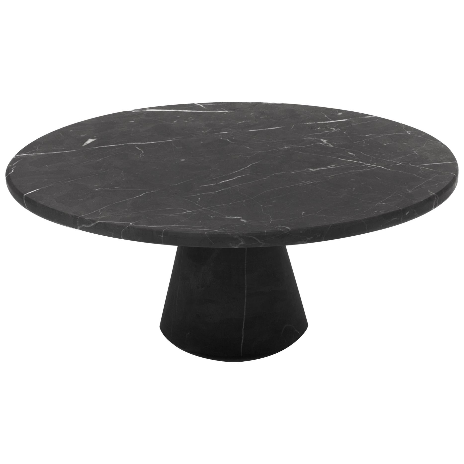 Cónica Cake Stand in Black Marble