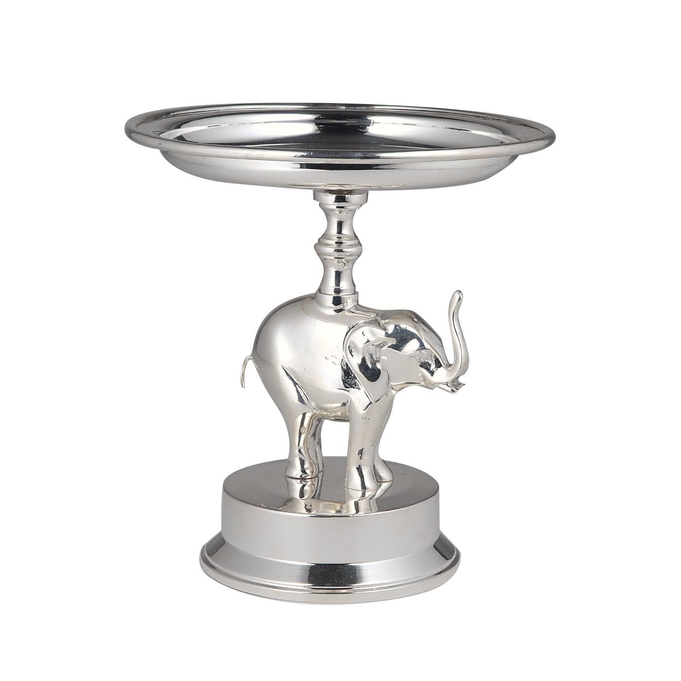 Italian Cake Stand with Elephant and Decoration