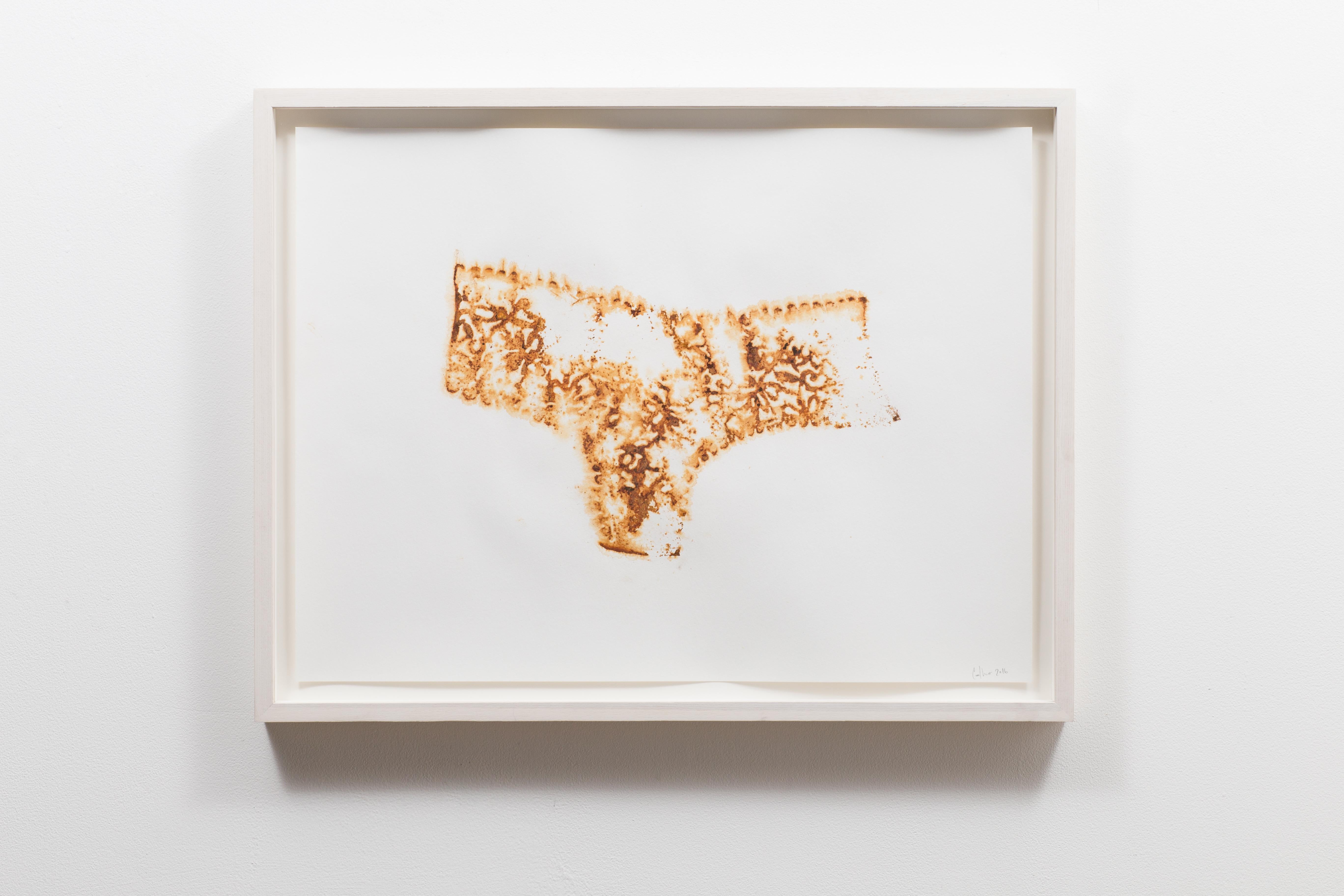 Cal Lane Figurative Print - Pantie stains #2