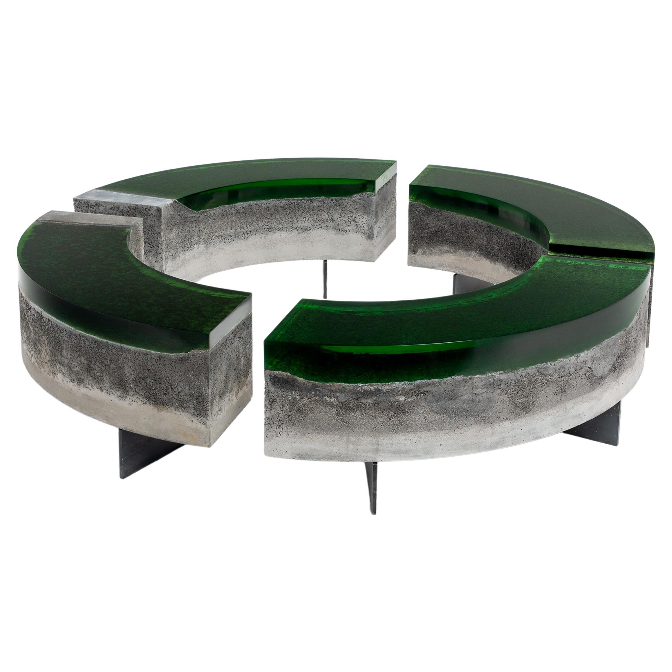 Cala Bench by Draga&Aurel Resin and Concrete, 21st Century