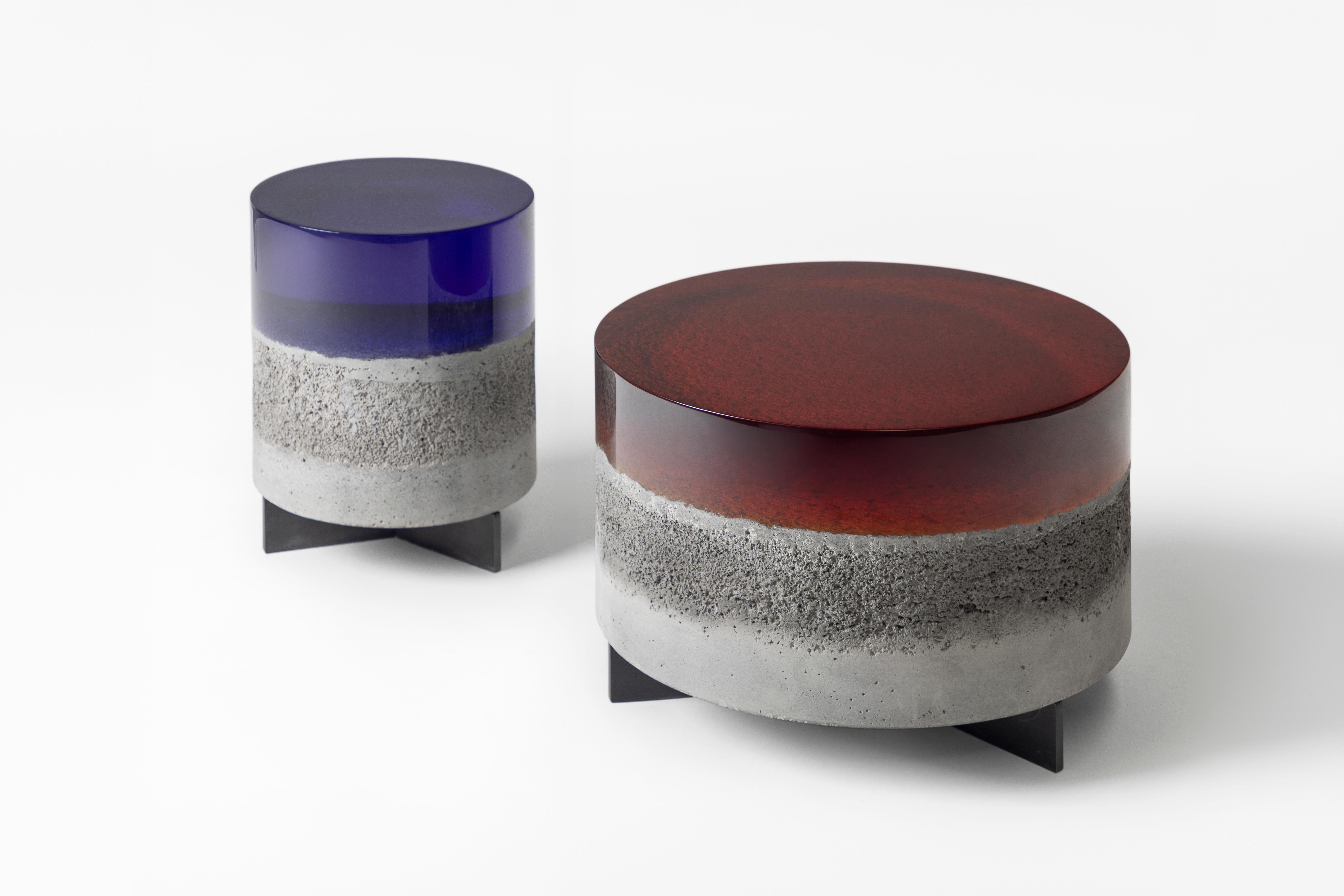 italien Cala, Big Coffee Table by Draga&Aurel Résine et béton, 21e siècle en vente