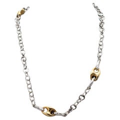 CALAB Halskette aus Bicolour-Gold