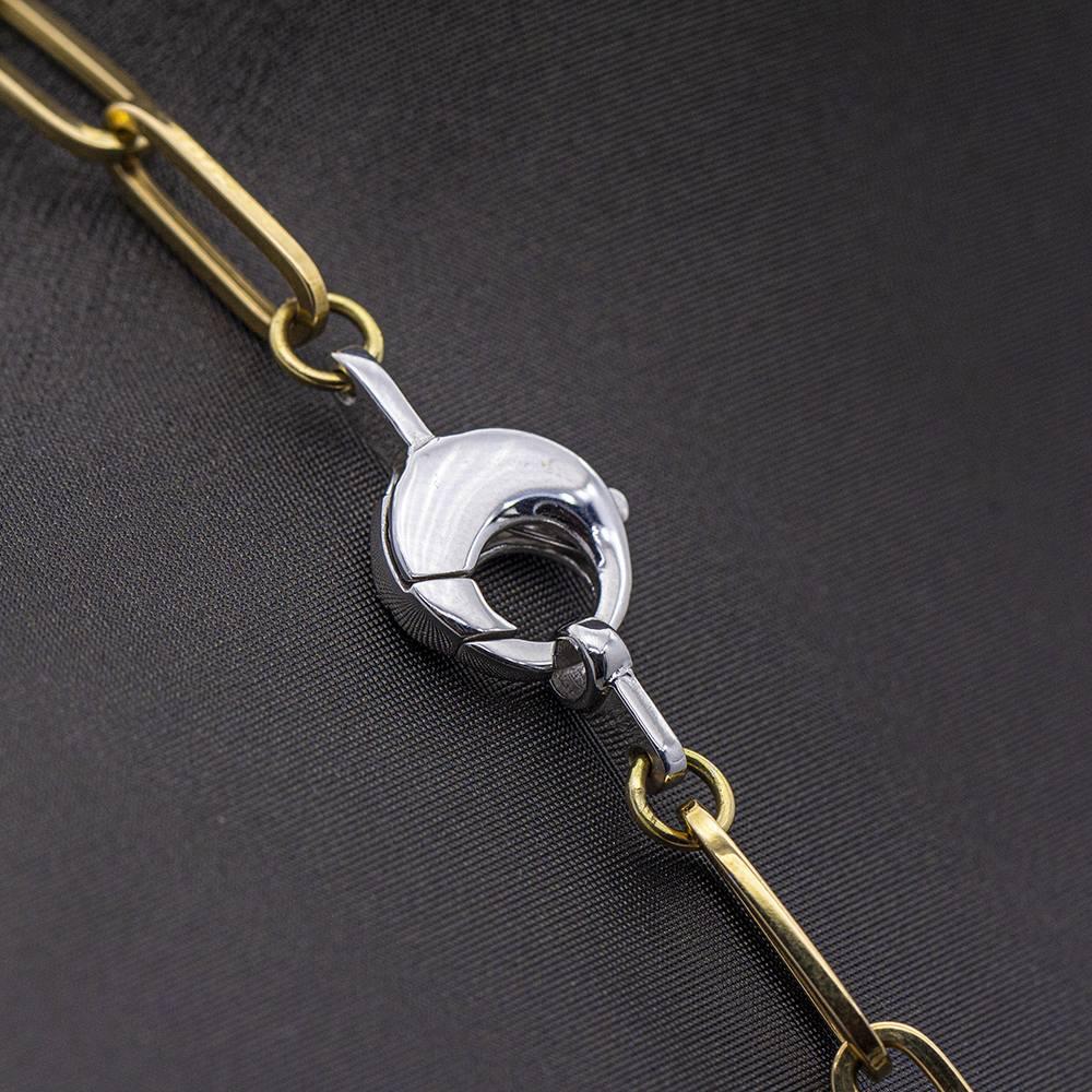 Collier CALAB en or jaune et blanc Pour femmes en vente