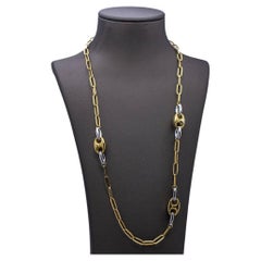 CALAB Necklace in Yellow and White Gold