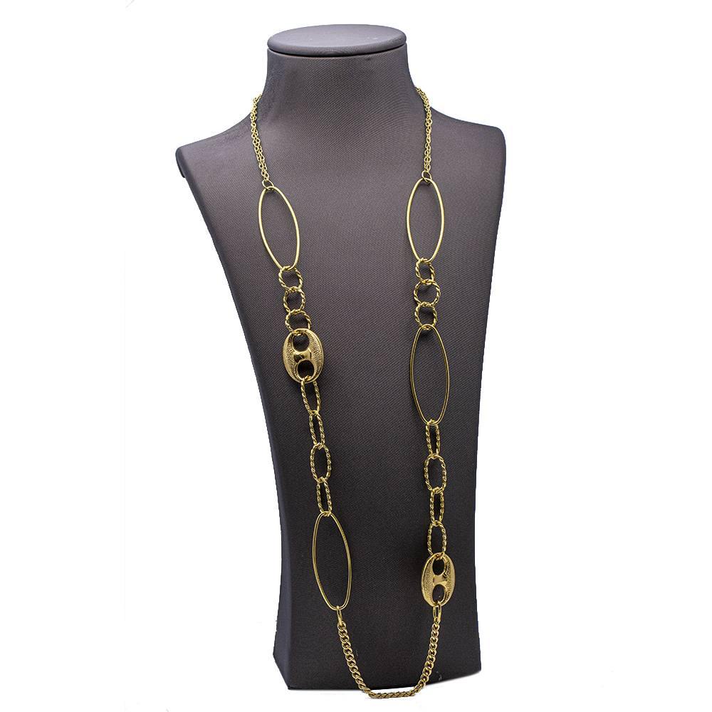 Halskette CALAB aus Gelbgold. im Zustand „Neu“ im Angebot in BARCELONA, ES