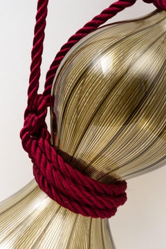 Calabash Bottle in Golden Olive