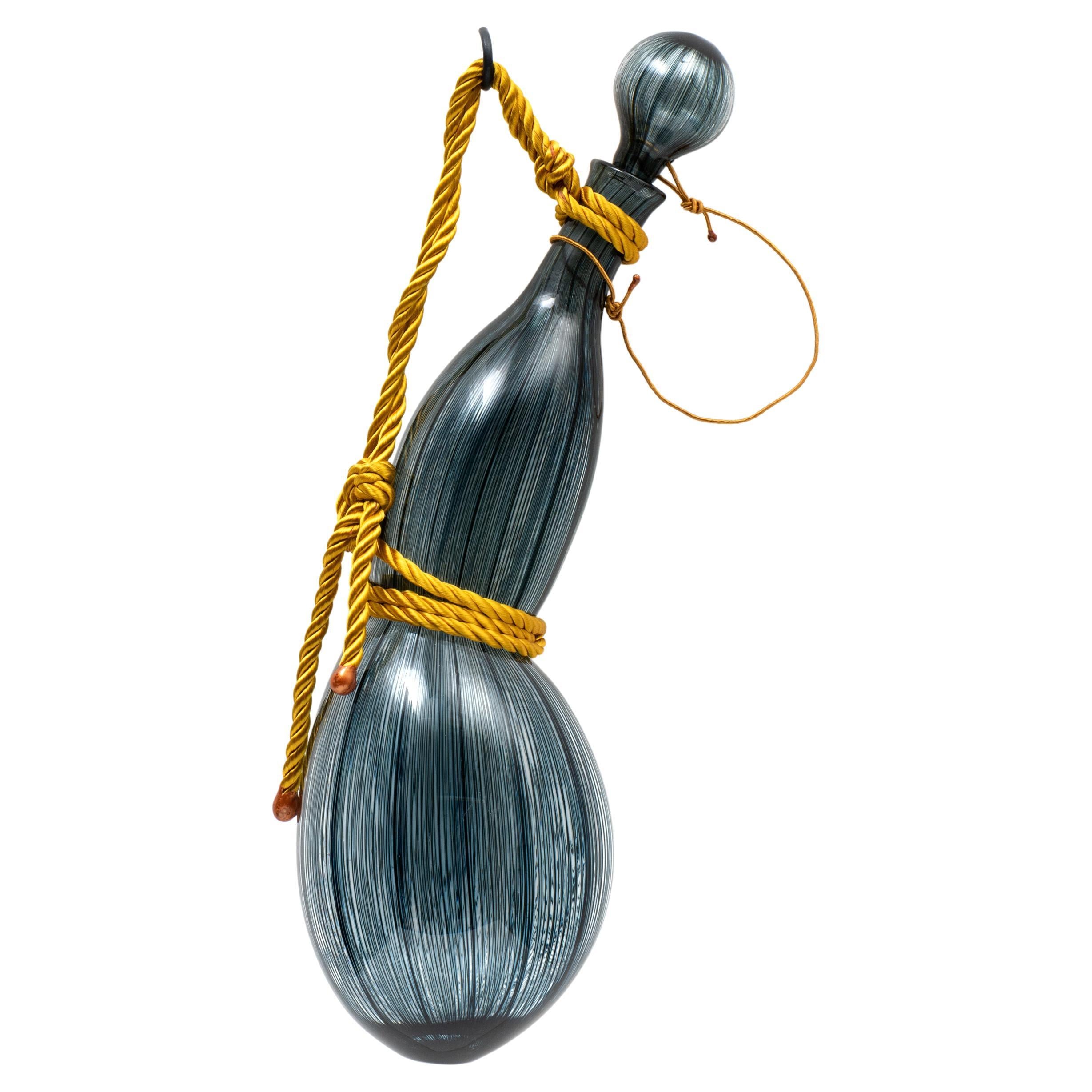 Bottiglia Calabash in Indigo Smoke