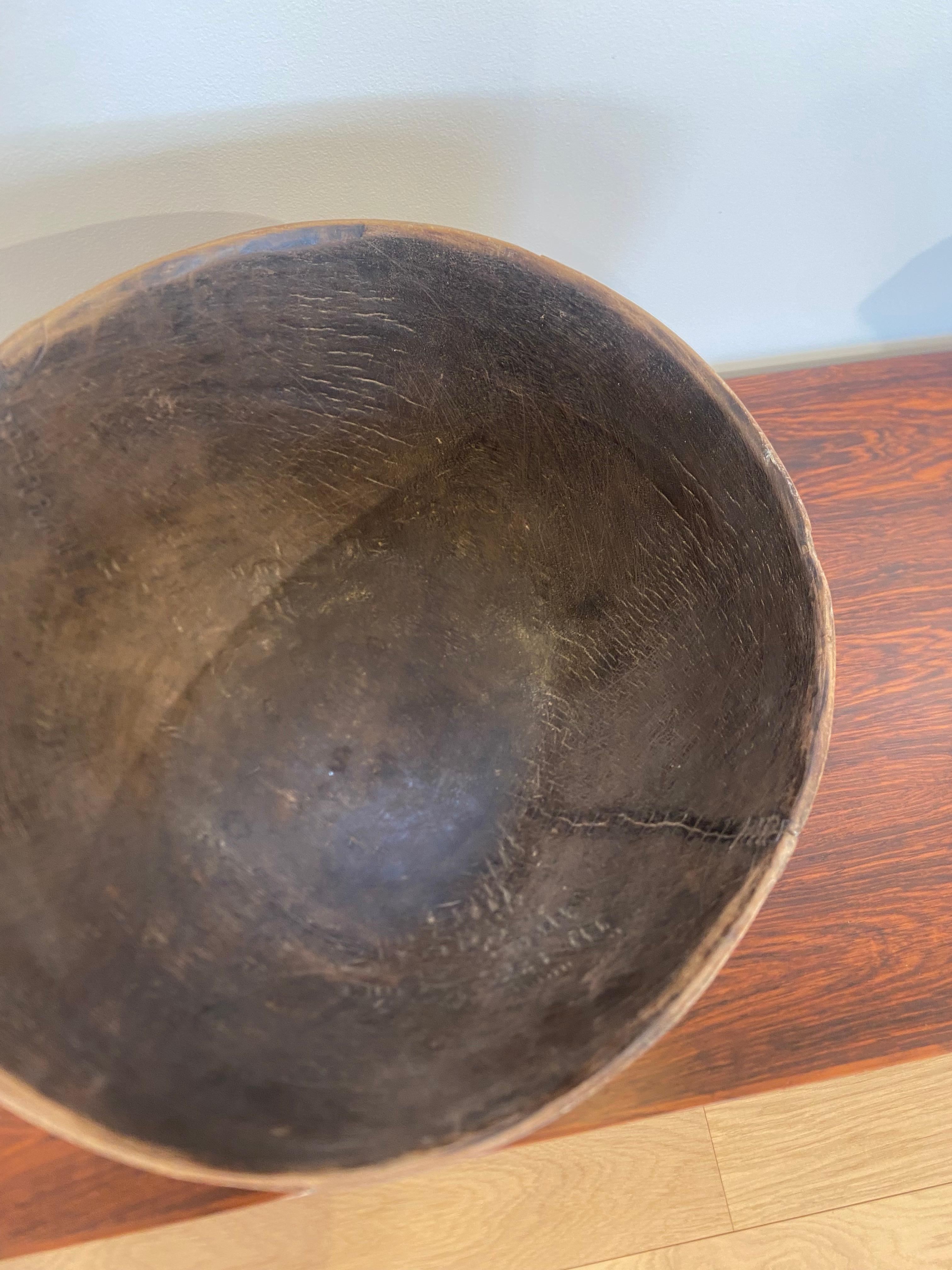 20ième siècle Calabash Tuareg, Niger, Afrique en vente