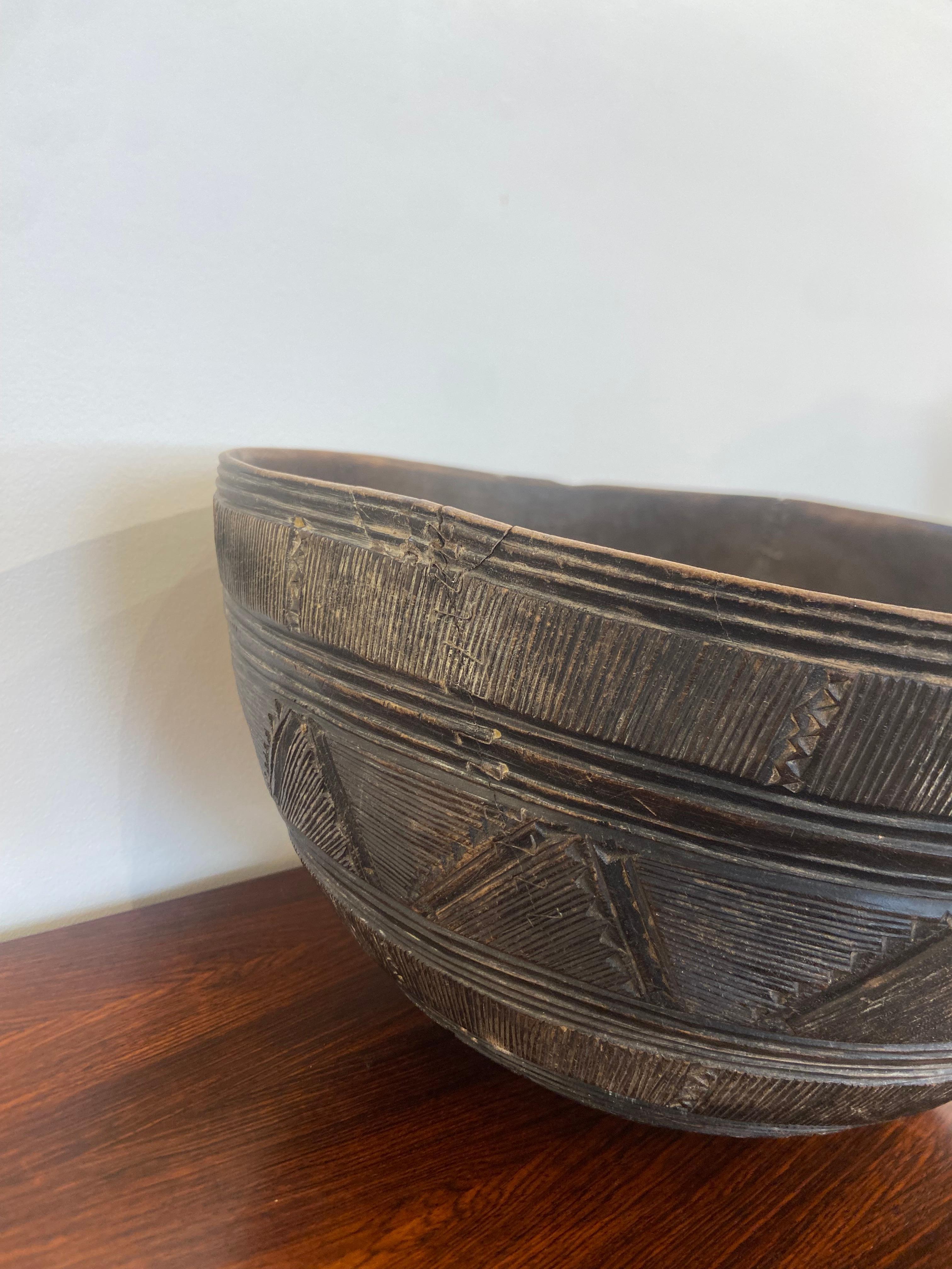 Bois Calabash Tuareg, Niger, Afrique en vente