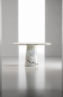 Calacatta Macchia Vecchia Wedge Dining Table by Serafini