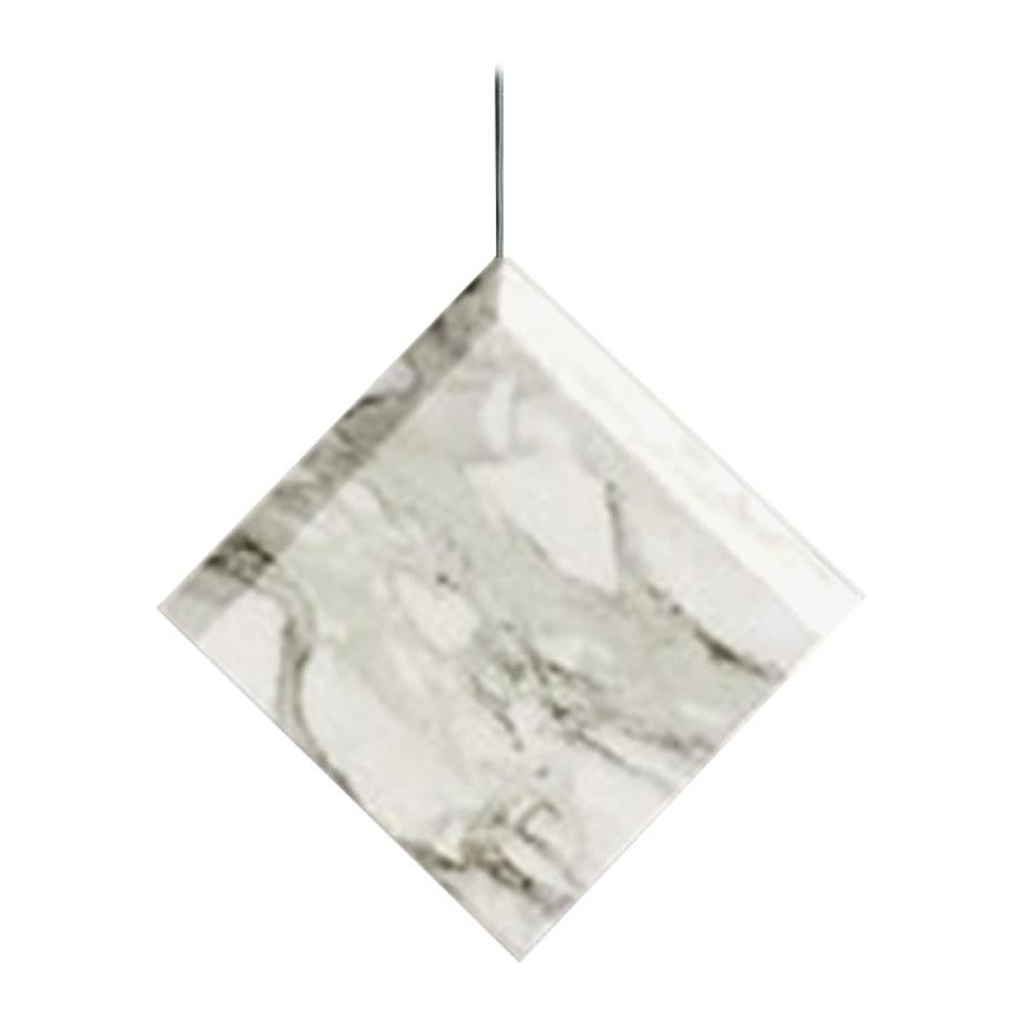 Plafonnier en marbre Calacatta « Werner Jr. » en stock en vente