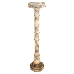Calacatta Marble Column Pedestal