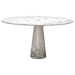 Calacatta Marble Dining Table by Angelo Mangiarotti for Skipper, 1972