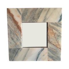 Specchio in marmo Calacatta Marmo italiano Design contemporaneo Regalo di lusso Made in Spain