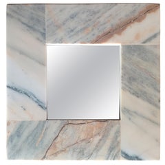 Calacatta Marble Mirror Italian Marble Contemprary Design Luxury Gift Made Spain