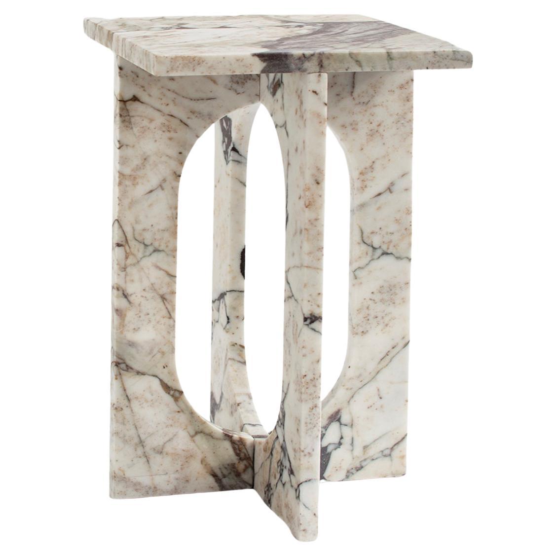 Calacatta Marble Side Table 'BOND"