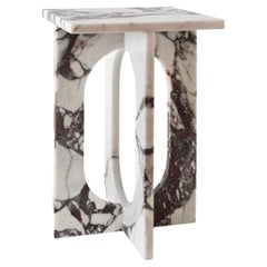 Calacatta Marble Side Table 'BOND"
