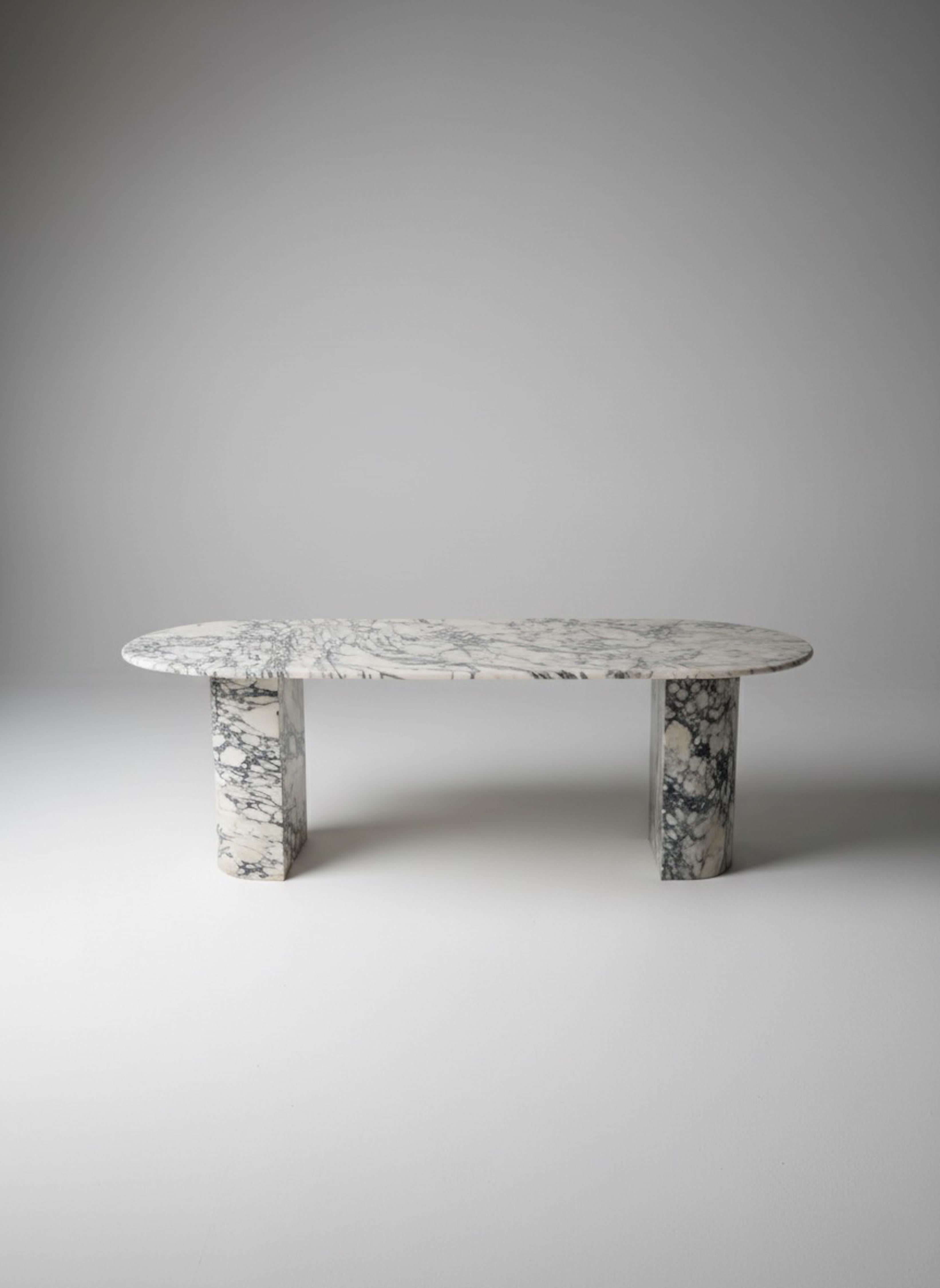Stone Calacatta Viola Marble Dining Table - Custom Made Marble Table For Sale