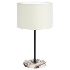Calacatta Viola Marble Mayfair Table Lamp by CTO Lighting