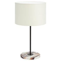 Calacatta Viola Marble Mayfair Table Lamp by CTO Lighting