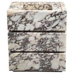 Calacatta Viola Marble Vanity with Drawers 
Integrated Sink