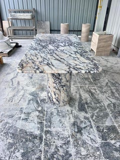 Calacatta Viola Oval Dining Table - Calacatta Marble Custom Table