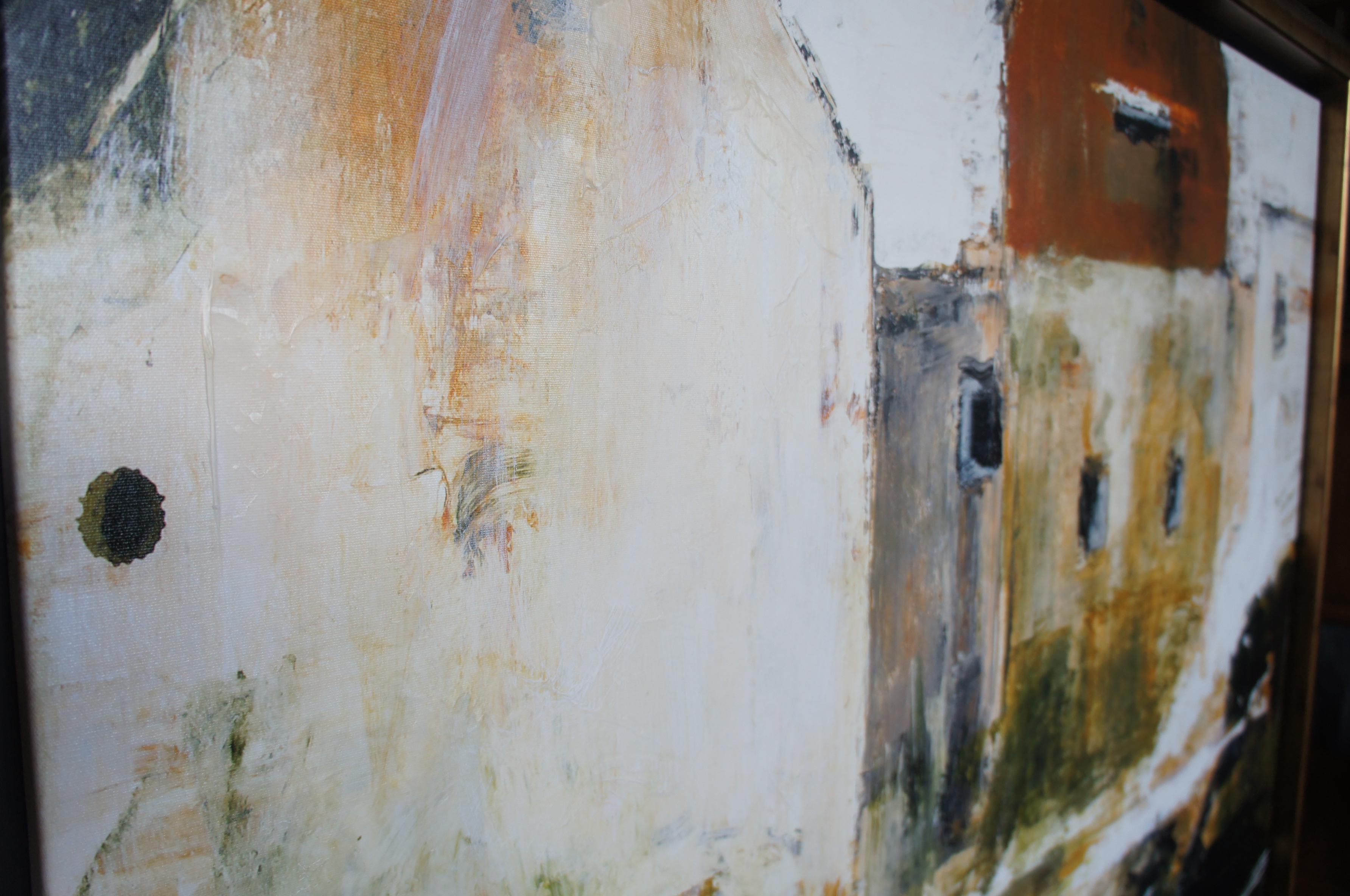 „Calais“ von Paul Vernes Giclee, Leinwanddruck 1/500, abstrakte Landschaft, Frankreich 2
