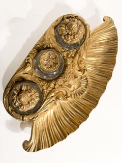 Gilded Bronze Inkwell and Crystal Jugs 20th Century