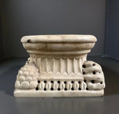 Marble inkwell Souvenir of the Grand Tour Rome late 18th century