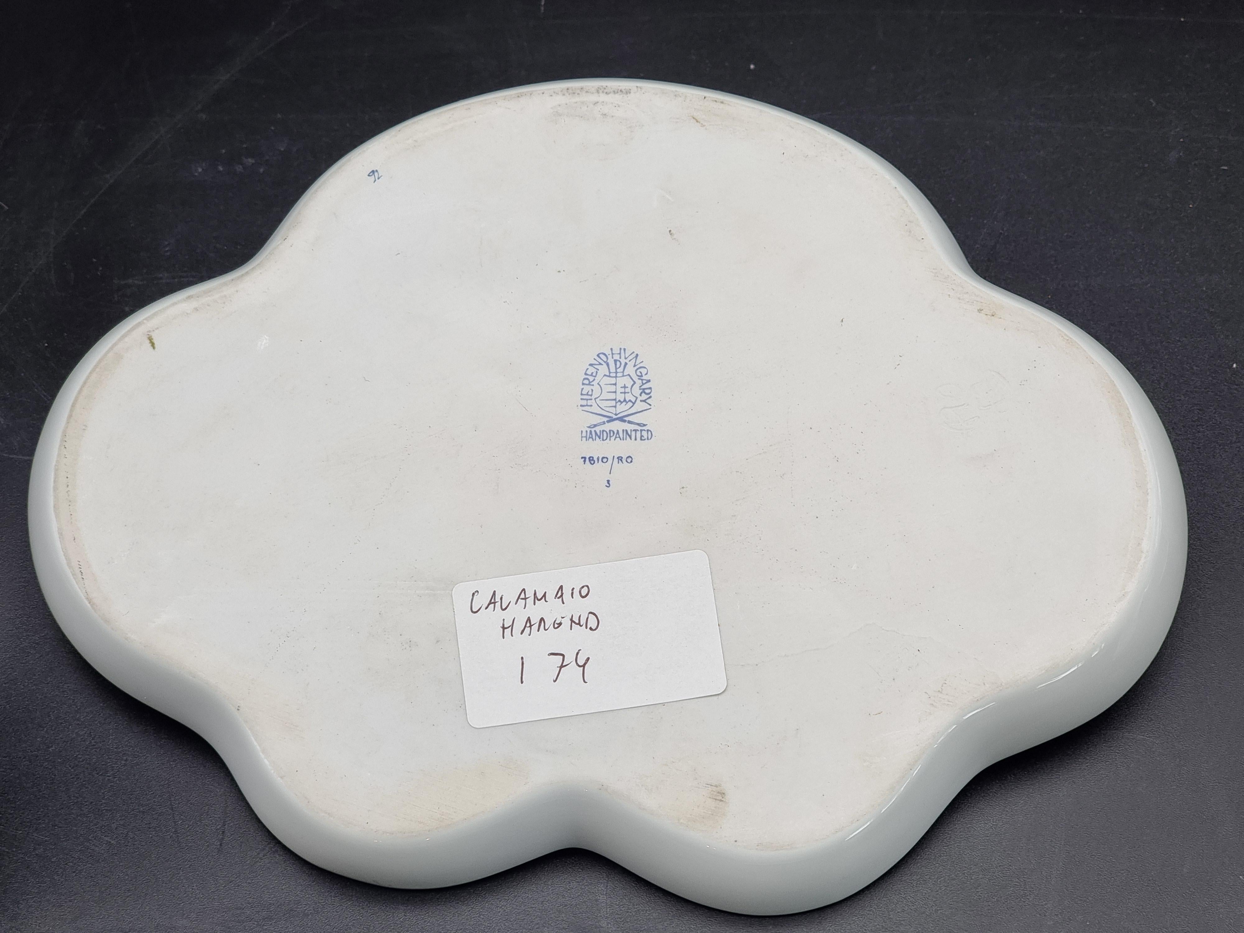 Herender Porzellan-Tintenfass, Dekor 