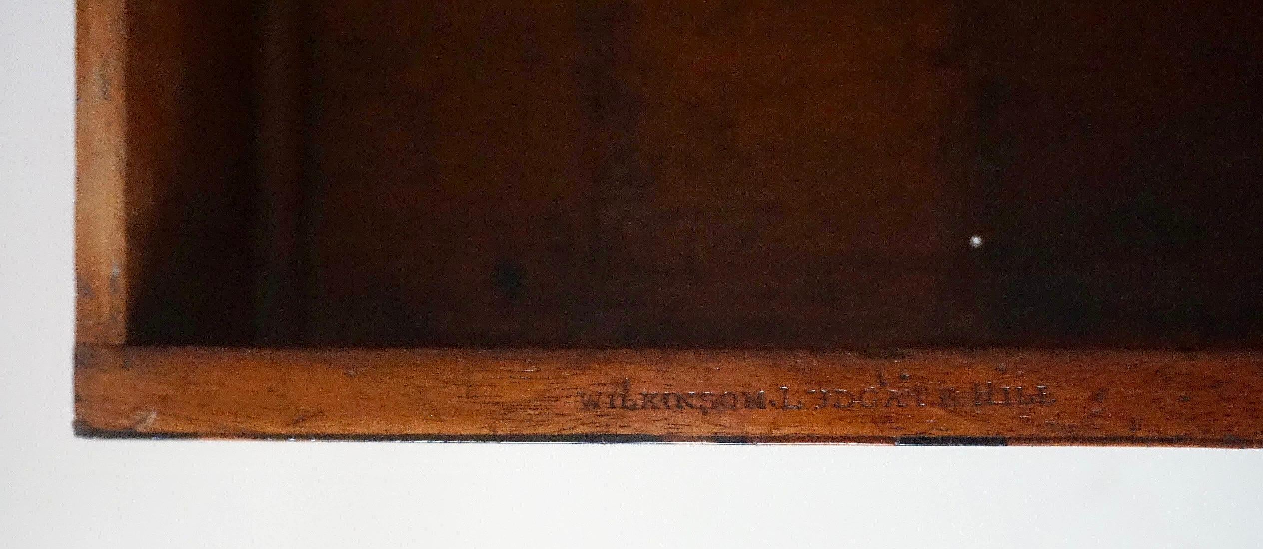 Mesa de sofá de caoba con incrustaciones de calamandro de William Wilkinson, Londres, hacia 1820 en venta 6