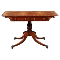 Antique Calamander Sofa Table