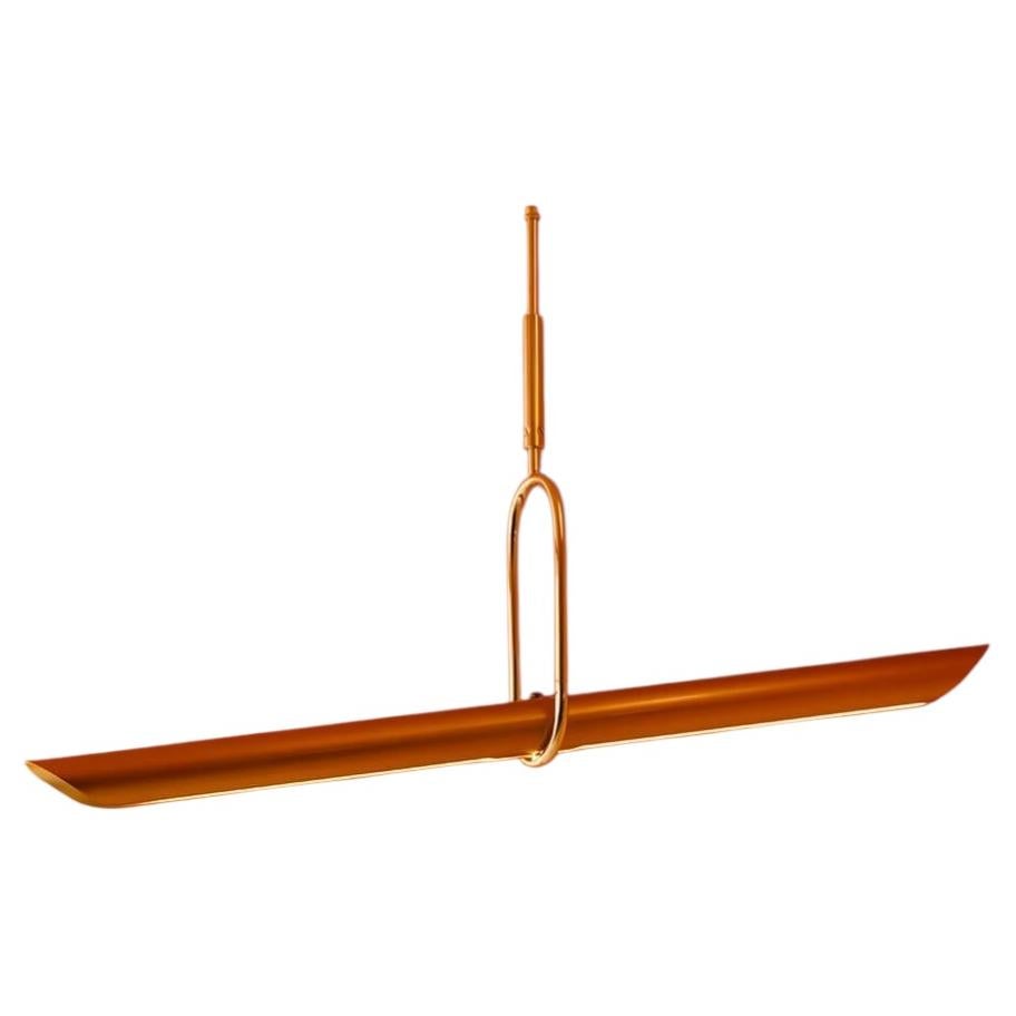 Gefrorene aprikose calame hängelampe by Jennifer Midoz im Angebot