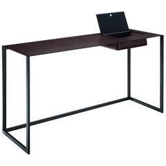 Calamo Desk in Black by Gabriele Rosa