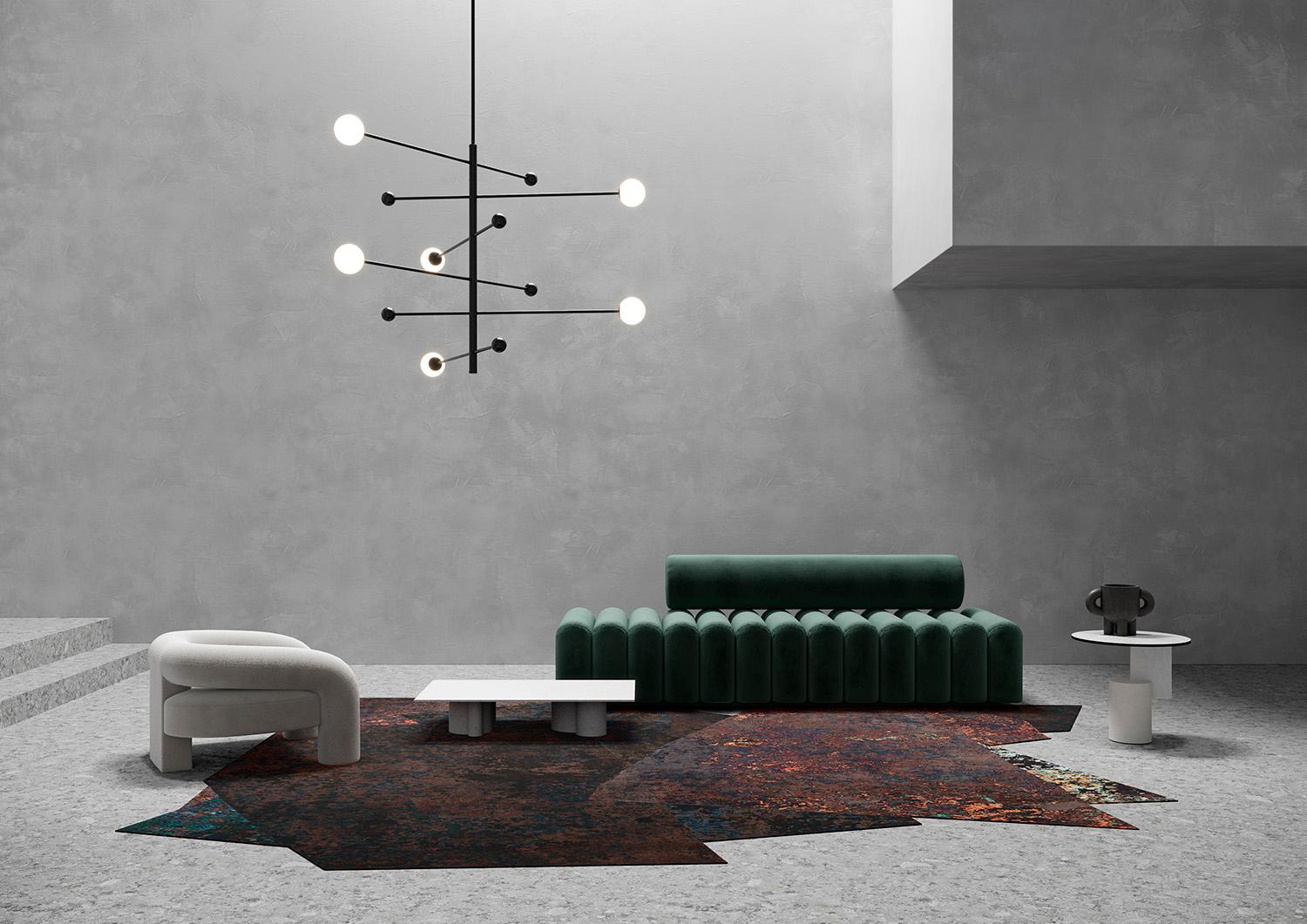 Suédois Tapis Calata Piliero 101 by HENZEL STUDIO en vente