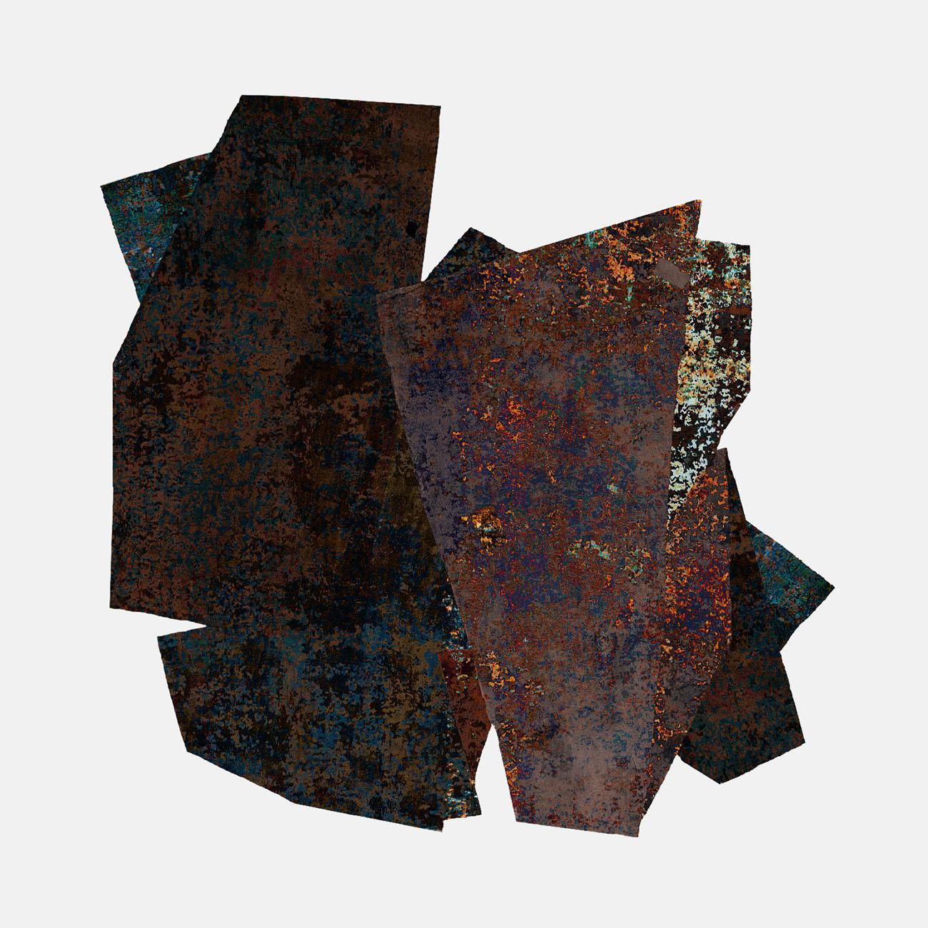 Tapis Calata Piliero 102 par HENZEL STUDIO
Dimensions : L 170.18 x L 238.76 cm.
MATERIAL : Laine, ortie, lin et soie.

Calle Henzel est un précurseur dans le domaine des tapis organiques aux formes libres, avec ses collections Frozen Cut