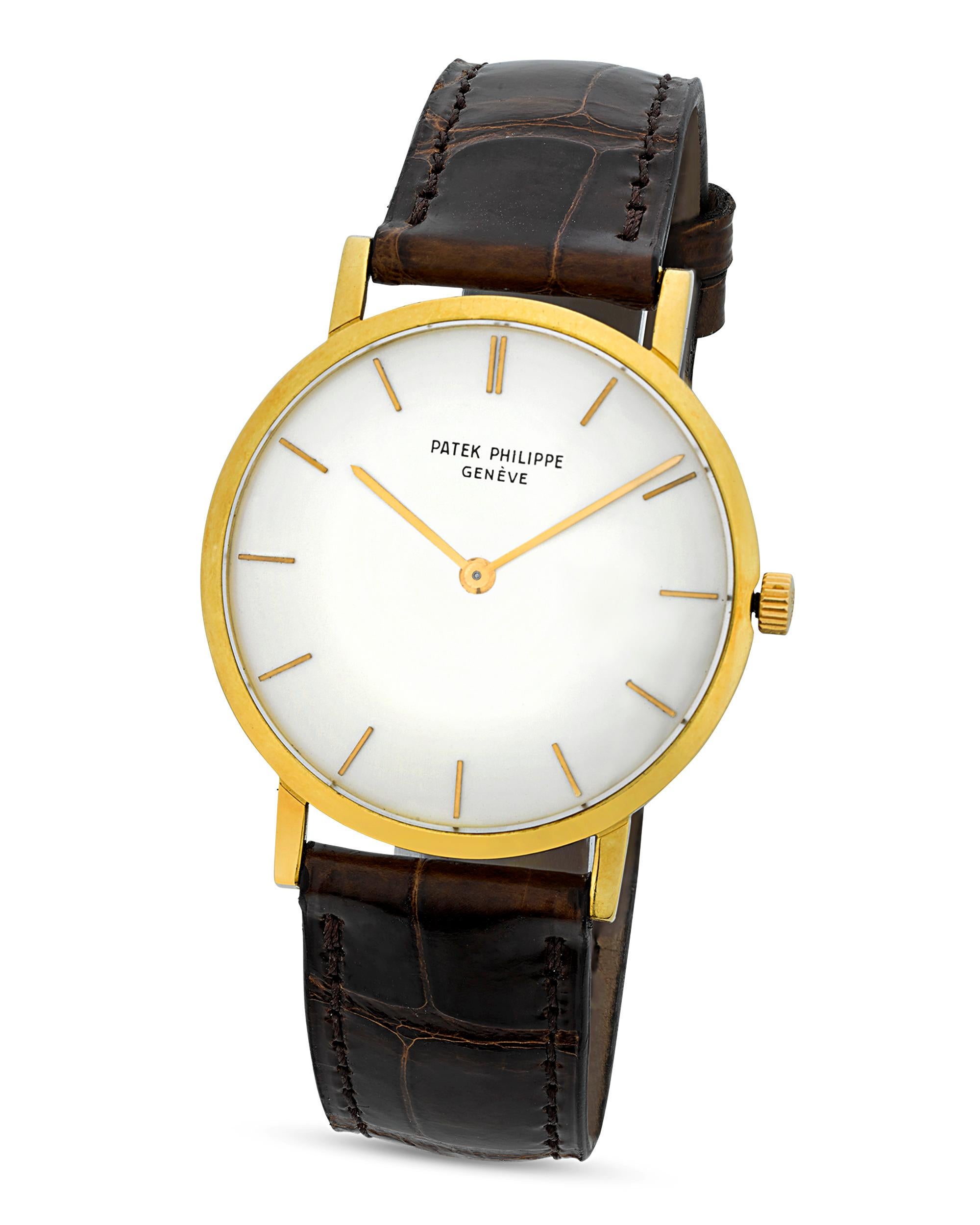 Patek Philippe's Calatrava line of wristwatches are considered the 
