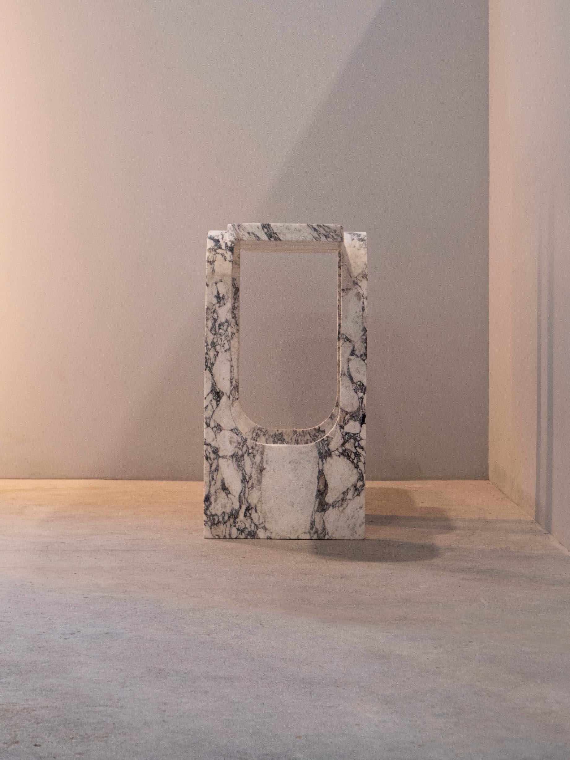 Calcatta Viola Cut and Fold Console Table by Dam Atelier For Sale 5