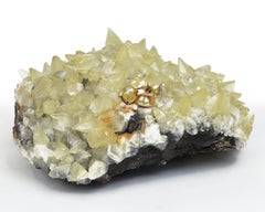 Calcite Crystal Cluster with Natural Baroque Pearls