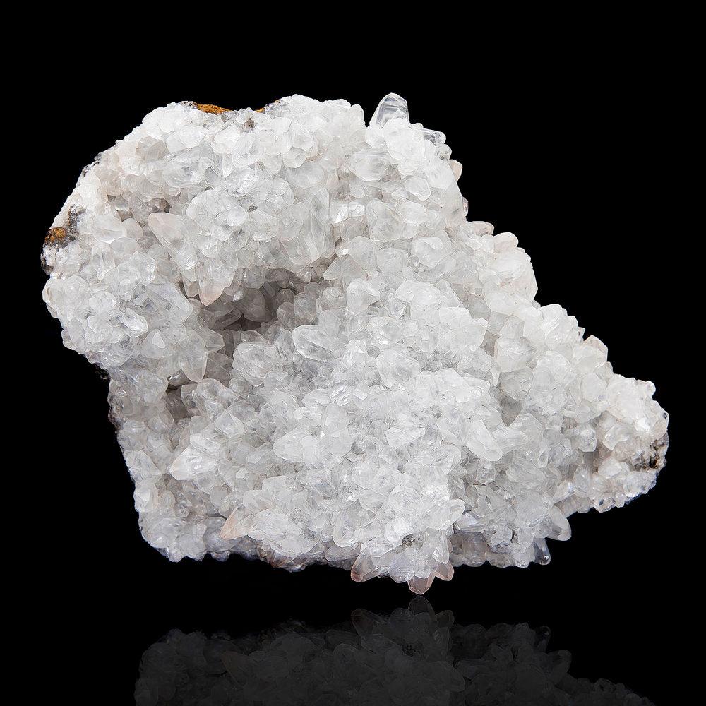 Cumberland, England

This fine calcite specimen features a bounty of well terminated crystals, clear to white hue in color, some reaching up to half an inch in length. A large specimen such as this from Cumberland, England is very hard to come by.