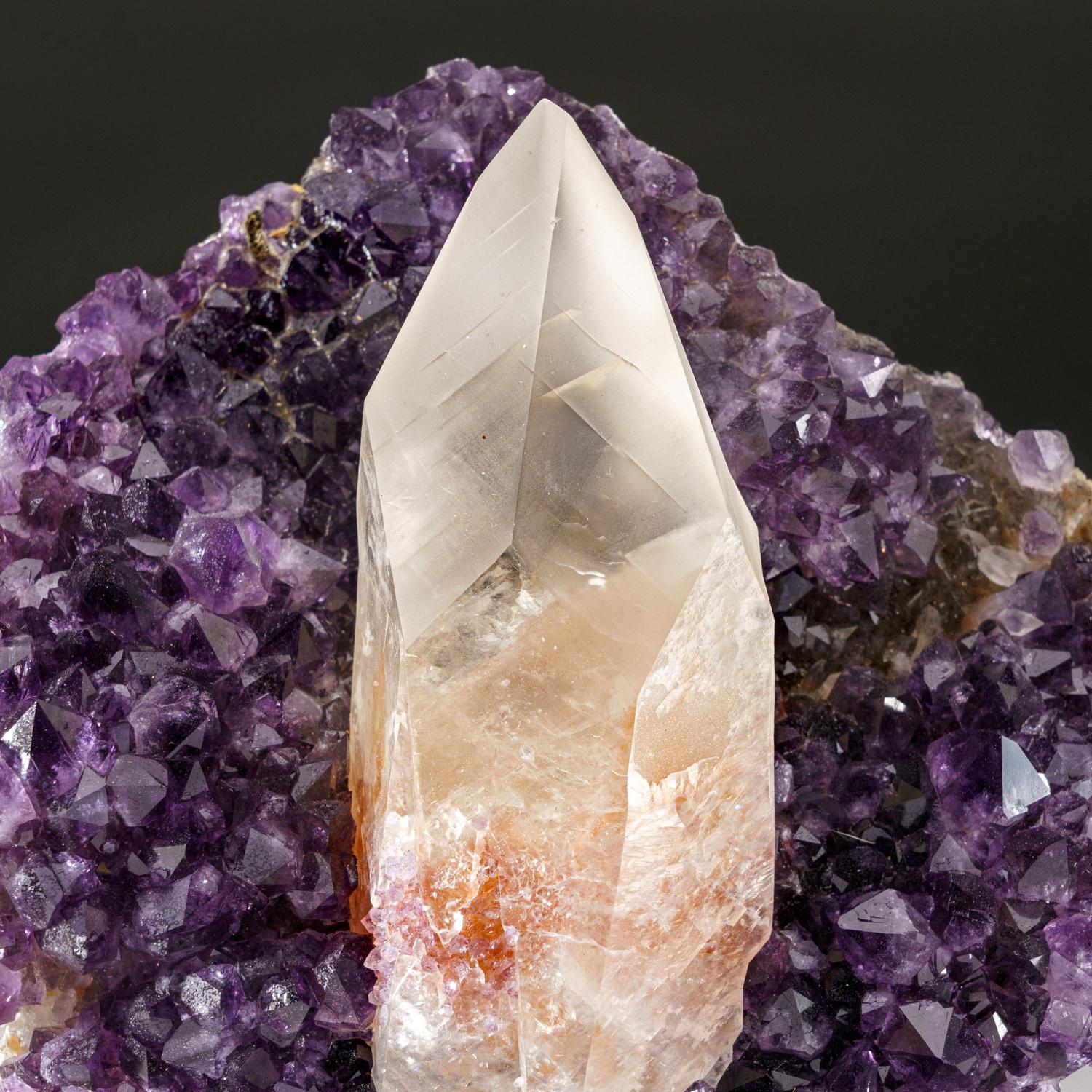 Other Calcite on Amethyst cluster From Uruguay For Sale
